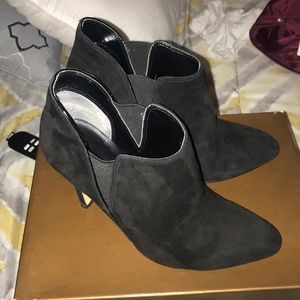 Audrey Brooke suede booties